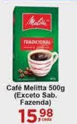 Rossi Supermercado Café Melitta 500g (Exceto Sab.. Fazenda) oferta