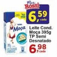 Rossi Supermercado Leite Cond. Moça 395g TP Semi Desnatado oferta