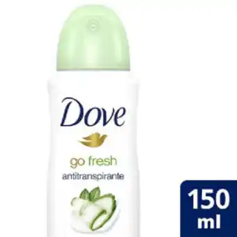 Desodorante dove aero go fresh pep te 89g