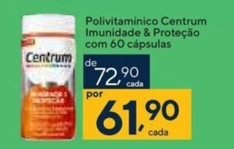 Polivitamínico Centrum Imunidade & Proteção com 60 cápsulas