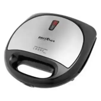Novo Mundo Sanduicheira grill britânia crome antiaderente preto/inox oferta