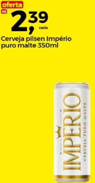 Frangolândia Cerveja pilsen Império puro malte 350ml oferta
