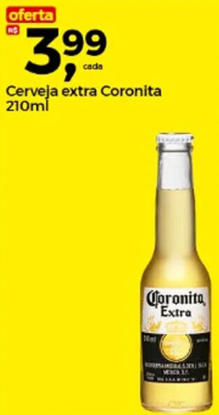 Frangolândia Cerveja extra Coronita 210ml oferta