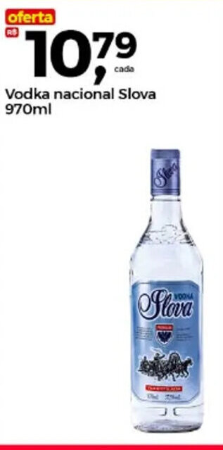 Frangolândia Vodka nacional Slova 970ml oferta