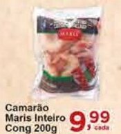 Rossi Supermercado Camarão Maris Inteiro Cong 200g oferta