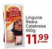 Rossi Supermercado Linguica Seara Calabresa 400g oferta