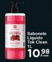 Rossi Supermercado Sabonete Liquido Tok Clean 1L oferta