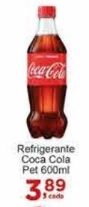 Rossi Supermercado Refrigerante Coca Cola Pet 600ml oferta