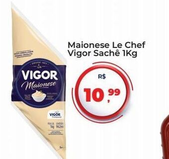Tonin Superatacado Maionese le chef vigor sachê 1kg oferta
