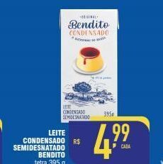 Mercantil Rodrigues Leite condensado semidesnatado bendito 395g oferta