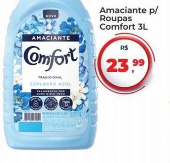 Tonin Superatacado Amaciante p/ roupas comfort 3l oferta