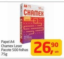 Tenda Atacado Papel a4 chamex laser pacote 500 folhas 75g oferta