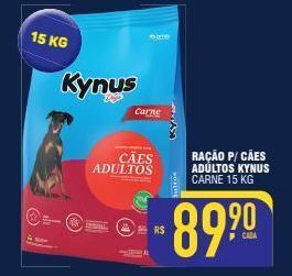 Ração para cães kynus 15kg