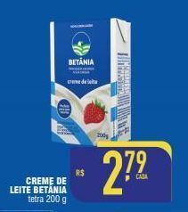 Mercantil Rodrigues Cremes de leite betânia 200g oferta