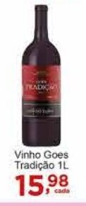 Rossi Supermercado Vinho Goes Tradição 1L oferta