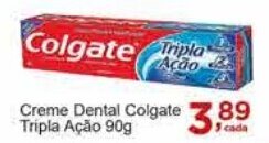 Rossi Supermercado Creme Dental Colgate Tripla Ação 90g oferta