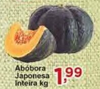 Rossi Supermercado Abóbora Japonesa Inteira kg oferta