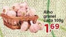 Rossi Supermercado Alho granel cada 100g oferta