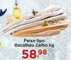Rossi Supermercado Peixe tipo Bacalhau Zarbo kg oferta