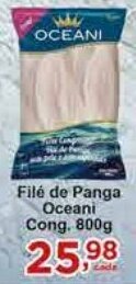 Rossi Supermercado Filé de Panga Oceani Cong, 800g oferta