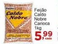 Rossi Supermercado Feijão Caldo Nobre Carioca 1kg oferta