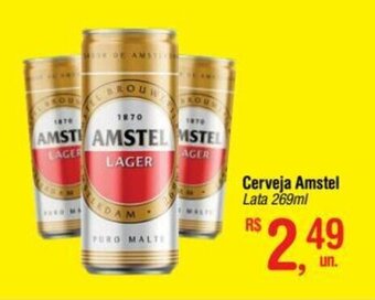 Fort Atacadista Cerveja Amstel Lata 269ml oferta
