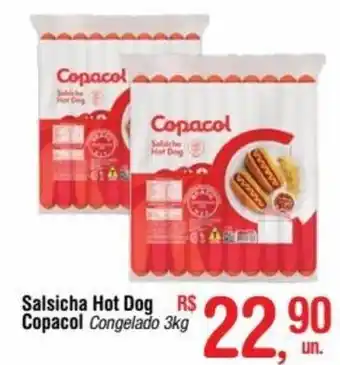 Fort Atacadista Salsicha Hot Dog Copacol Congelado 3kg oferta
