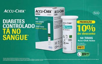 Coop Tiras reagentes Accu-Chek Active com 50 unidades oferta