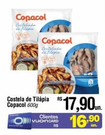 Fort Atacadista Costela de Tilápia Copacol 600g oferta