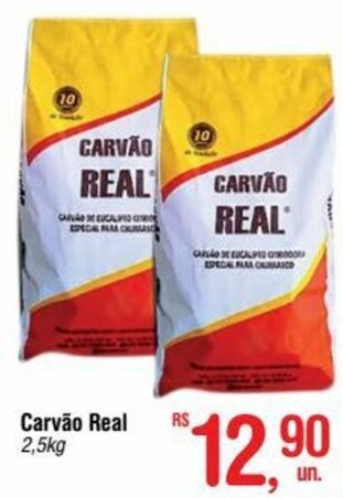 Carvão Real 2,5kg