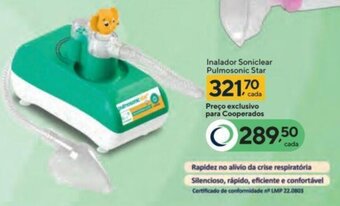 Coop Inalador Soniclear Pulmosonic Star oferta