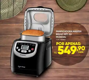 Casa e Vídeo PANIFICADORA MASTER BREAD NPF-53 MONDIAL oferta