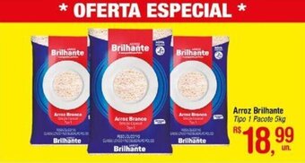 Fort Atacadista Arroz Brilhante Tipo 1 Pacote 5kg oferta