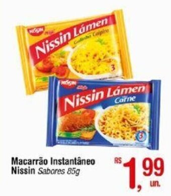 Fort Atacadista Macarrão Instantâneo Nissin Sabores 85g oferta