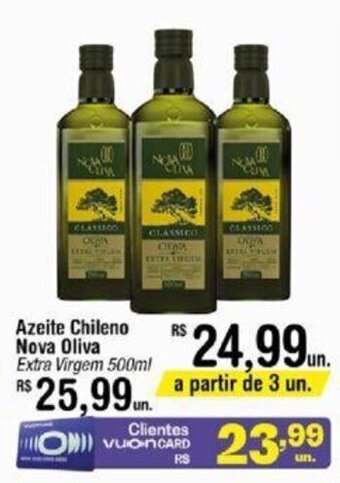 Fort Atacadista Azeite Chileno Nova Oliva Extra Virgem 500ml oferta