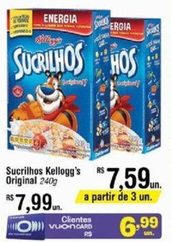 Fort Atacadista Sucrilhos Kellogg's Original 240g oferta
