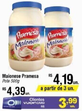 Maionese Pramesa Pote 500g