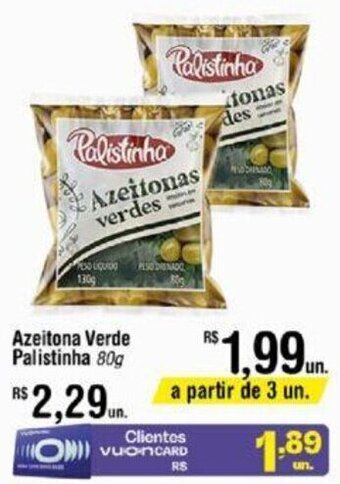 Azeitona Verde Palistinha 80g
