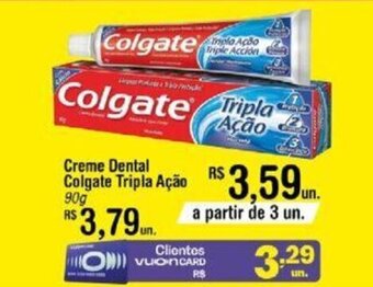 Fort Atacadista Creme dental Colgate Tripla Ação 90g oferta