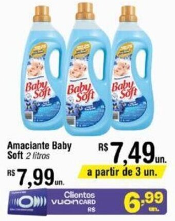 Fort Atacadista Amaciante Baby Soft 2 litros oferta