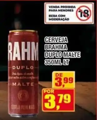 CERVEJA BRAHMA DUPLO MALTE 350ML LT
