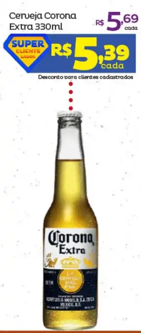 Super Lagoa Cerveja Corona Extra 330ml oferta