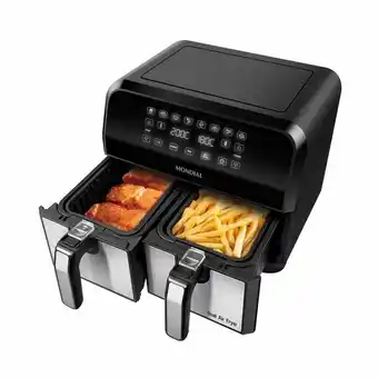 Casa e Vídeo Fritadeira elétrica airfryer dual mondial 8l | 220v oferta