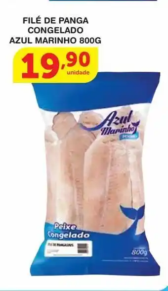 Roldão Filé de panga congelado azul marinho 800g oferta