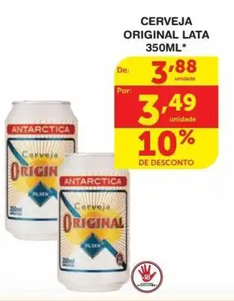 Roldão Cerveja original lata 350ml* oferta
