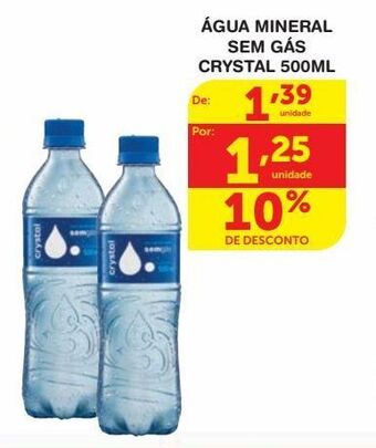 Roldão Água mineral sem gás crystal 500ml oferta