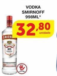 Roldão Vodka smirnoff 998ml oferta