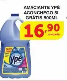 Roldão Amaciante ypê aconchego 5l oferta