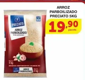 Roldão Arroz parbolizado preciato 5kg oferta