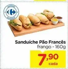 Carrefour Sanduíche pão francês frango 160g oferta